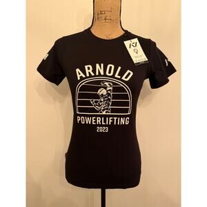 A7 Strongwear Women’s Bar Grip Arnold Powerlifting 2023 Shirt Size Small
